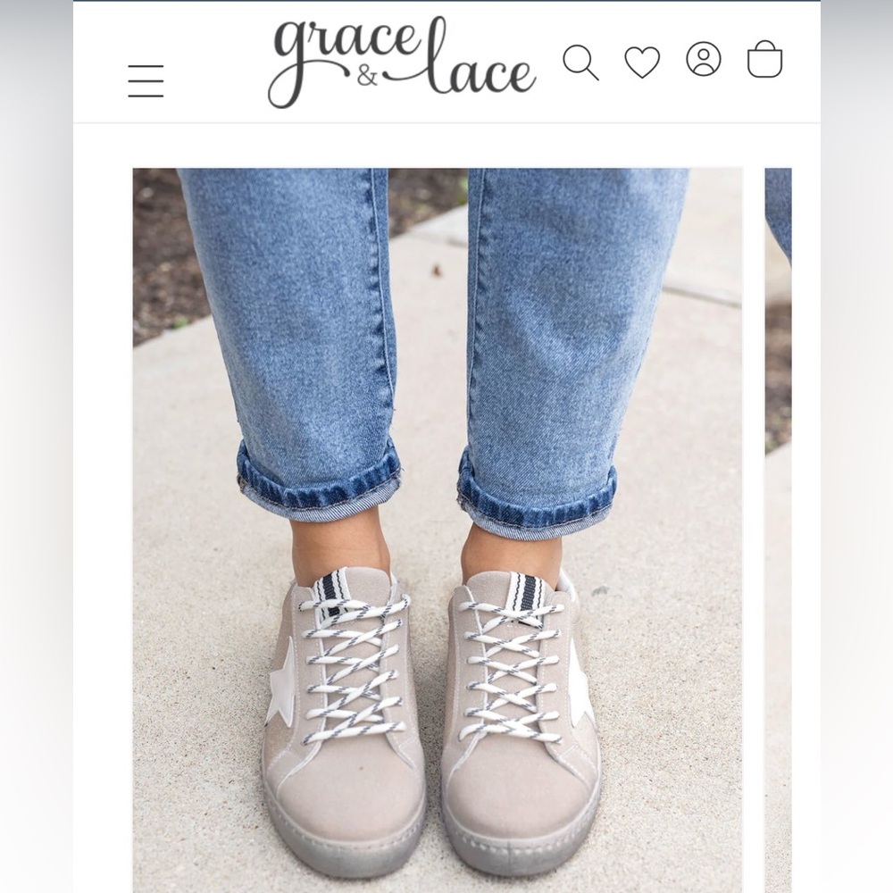 EUC Grace & Lace Star Sneakers
